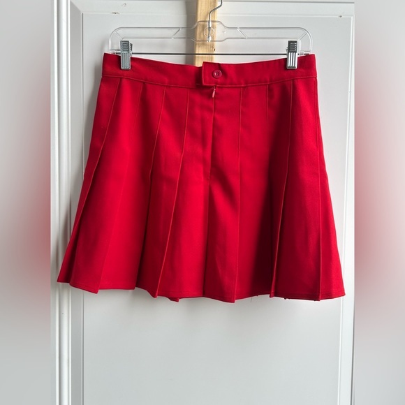 Dresses & Skirts - Qing Hua | Red Pleated Women's Skirt | Size Medium